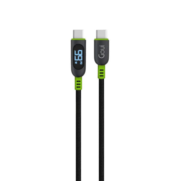 Goui Digital Câble Numérique Type C vers Type C (1,5 m) 100W - Noir Goui Digital Câble Numérique Type C vers Type C (1,5 m) 100W - Noir